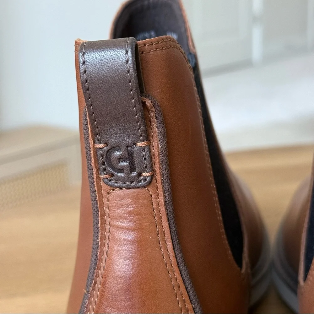 Cole Haan Men’s Go-To Chelsea Boot Caramel/Dune Size 11